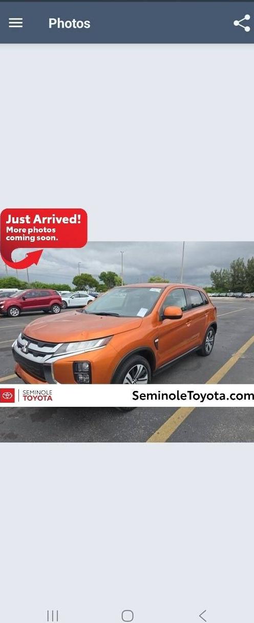 MITSUBISHI OUTLANDER SPORT 2023 JA4ARUAU3PU011364 image